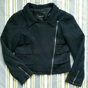 Mac & jac cropped moto jacket